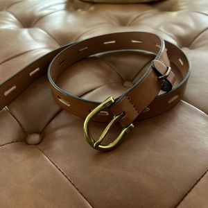 Madewell Backcountry Belt 1” Brass hardware NWOT